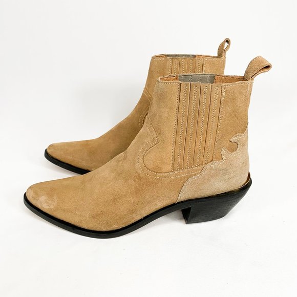 UO Tina Suede Western Boot / URBAN OUTFITTERS - Picture 5 of 8
